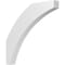 Ekena Millwork 4-in. W x 32-in. D x 32-in. H Thorton Architectural Grade PVC Knee Brace BRCP04X32X32THR - alternate 1
